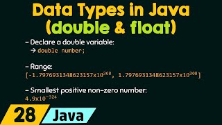 The double and float Data Types in Java [upl. by Sanyu563]