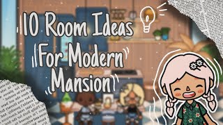 10 Room Ideas For Modern Mansion Makeover  Toca Life World [upl. by Warram]