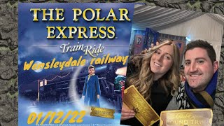 The Polar Express Train Ride highlights Wensleydale Railway 01122022 [upl. by Yeleak820]