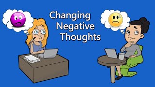 Best Way to Reduce Negative Thinking CBT Thought Record [upl. by Aihsar]