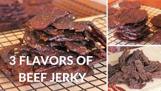 How To Make Beef Jerky In Oven Teriyaki Spicy Beef Char Siu Recipes [upl. by Tina]