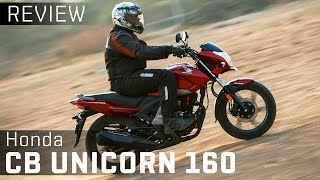 Honda CB Unicorn 160  Review  Zigwheels [upl. by Tiduj563]