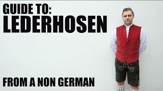 How to wear Lederhosen [upl. by Ydnes]