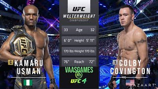 KAMARU USMAN VS COLBY COVINGTON 2 FULL FIGHT UFC 268 [upl. by Ahseken444]