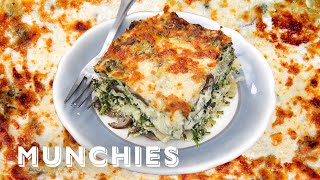 How To Make Spinach and Mushroom Lasagna [upl. by Certie731]