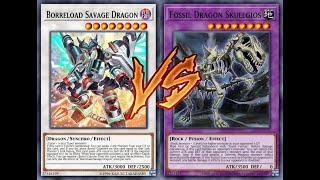 YuGiOh Master Duel Borreload Savage dragon vs Rock type only deck [upl. by Onairam]