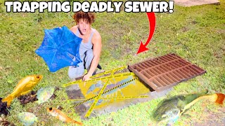 I Found AQUARIUM Fish TRAPPED In DEADLY SEWER [upl. by Lananna]