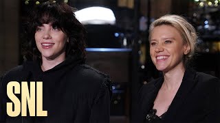 Kate McKinnon Reveals a Big Birthday Secret to Billie Eilish  SNL [upl. by Winnah42]