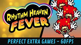 Rhythm Heaven Fever Wii  Extra Games 60 fps [upl. by Klein45]