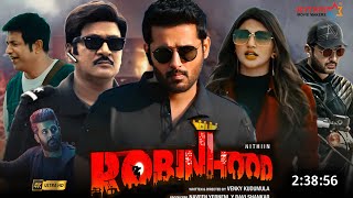 Robinhood 2024 Full Movie Hindi Dubbed South Update  Nithin New Movie  Sreeleela  Latest Movie [upl. by Preuss166]