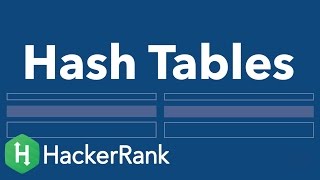 Data Structures Hash Tables [upl. by Atnohsal]