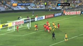 أهداف مباراة أستراليا 2 × 2 عمان تصفيات كأس العالم 2014 [upl. by Lehet]