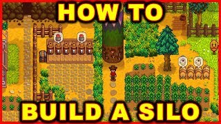 Stardew Valley How to Build a Silo [upl. by Atiekram]