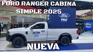 NUEVA FORD RANGER CABINA SIMPLE Y MINERA TRANSIT 2025 DESDE FENATRAN EN BRASIL AUTO AL DÍA1124 [upl. by Ilka764]