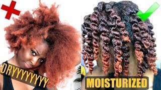 Keeping my hair MOISTURIZED LCO Method  Low Porosity TYPE 4 Hair [upl. by Suivart]