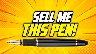 SELL ME THIS PEN The PERFECT quotSCRIPTEDquot ANSWER to this TOUGH Interview Question [upl. by Darahs]