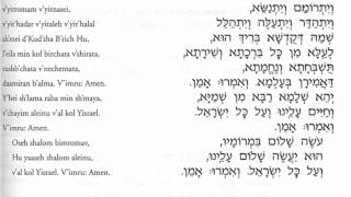 How to recite Mourners Kaddish [upl. by Jamnes]