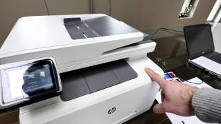 HP Color LaserJet Pro MFP M277 Hands On 4K Deutsch [upl. by Ahseal]