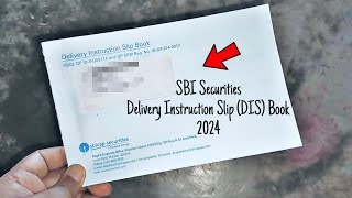 SBI Securities Delivery Instruction Slip DIS Book Explained in Hindi 2024 [upl. by Athalia]