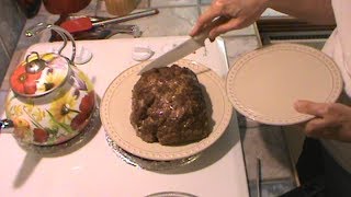 Simple Meatloaf With Gravy [upl. by Sabella]