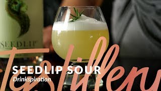 Drinkspiration Seedlip Sour  Alkoholfreier Cocktail [upl. by Daggna247]