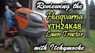 Husqvarna YTH24K48 Lawn Tractor Review [upl. by Ailedroc674]