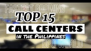 Top Call Centers in the Philippines [upl. by Hsenid840]