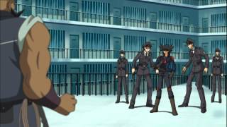 YuGiOh 5Ds Season 1 Episode 09 The Lockdown Duel Part 1 [upl. by Yrrol]