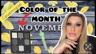 Trend  COLOR OF THE MONTH  November Smokeylook Gina Juicy colorofthemonth smokeyeye trending [upl. by Irual392]