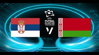 FUTSAL SRBIJA  BELORUSIJA  UŽIVO PRENOS UTAKMICE🔴 [upl. by Blight237]