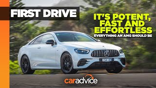 2021 MercedesAMG E53 4Matic Coupe First Drive Review  CarAdvice [upl. by Guthry]