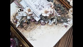 Mixedmedia canvas Stepbystep tutorial [upl. by Trotter141]