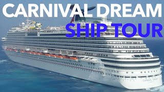 Carnival Dream  Full Walkthrough  Cruise Ship Tour  Carnival Cruise Lines [upl. by Stringer60]