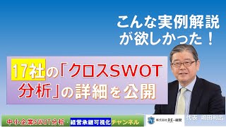 事業再構築計画書のヒント 17業種クロスSWOT分析事例ダウンロード 解説 [upl. by Nnaeiluj]