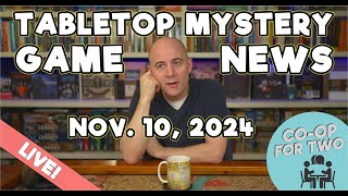 Tabletop Mystery Game News  Episode 1  Nov 10 2024 [upl. by Atsyrt]