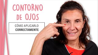 Contorno de OJOS  Cómo aplicarlo correctamente  Masajes Contorno de Ojos [upl. by Ahseinat]