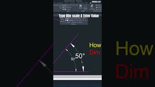 Dim Scale In AutoCAD [upl. by Bertle]