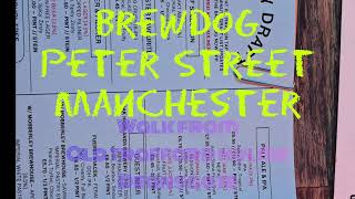 Brewdog Peter Street Mannchester Walk from Old Trafford Hulme Deansgate Manchester [upl. by Dahs]