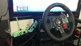 Logitech G29 Steering Wheel and Nintendo Switch [upl. by Eenolem963]