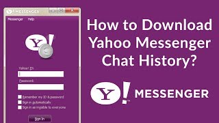 How to Download Yahoo Messenger Chat History or Conversation History [upl. by Attelocin]