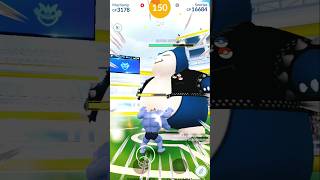 Gym Raid Snorlax vs Machamp🔥 Snorlax Debuts with Studded Jacket 😎💕 Pokémon Go pokemongo [upl. by Geddes]