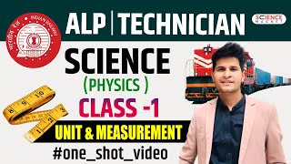 RRB ALPTech 202425 🔥 Science Free Theory  Physics  Class 1 🥳Unit amp Measurement By Neeraj Sir [upl. by Tarrant219]