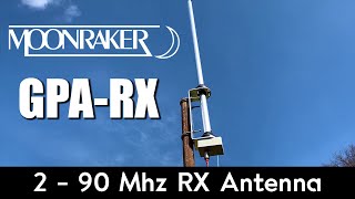 Moonraker GPARX HF Antenna 2  90 Mhz [upl. by Oxley]