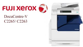 Fuji xerox DocuCentre V C2263 C2265 How to Install Driver Priver [upl. by Merton]