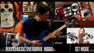 MXR Classic Overdrive M66S Hidden switch Zakk Wylde Mode  Metal Demo and Review [upl. by Ymmor87]