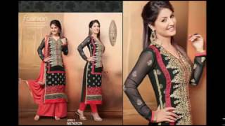 Heena Khan Palazzo Style Long Salwar Kameez [upl. by Milton]