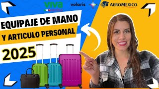 EQUIPAJE de MANO para Viajar en Avión 2025¨✈️ [upl. by Ahserb]