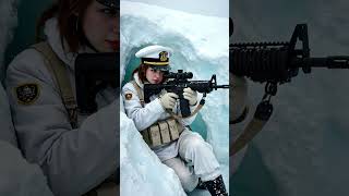 Surviving in Antarctica Navy Force Girl’s Incredible Journey flightattendant princes [upl. by Merc482]