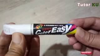 Cara Penggunaan Color Easy Pen penghilang baret Pelindung cat mobil anti air [upl. by Ludewig]