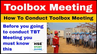 Toolbox Meeting In Hindi  How To Conduct Toolbox Talk Meeting  TBT In Hindi  PEPSafety Talk [upl. by Reseda]